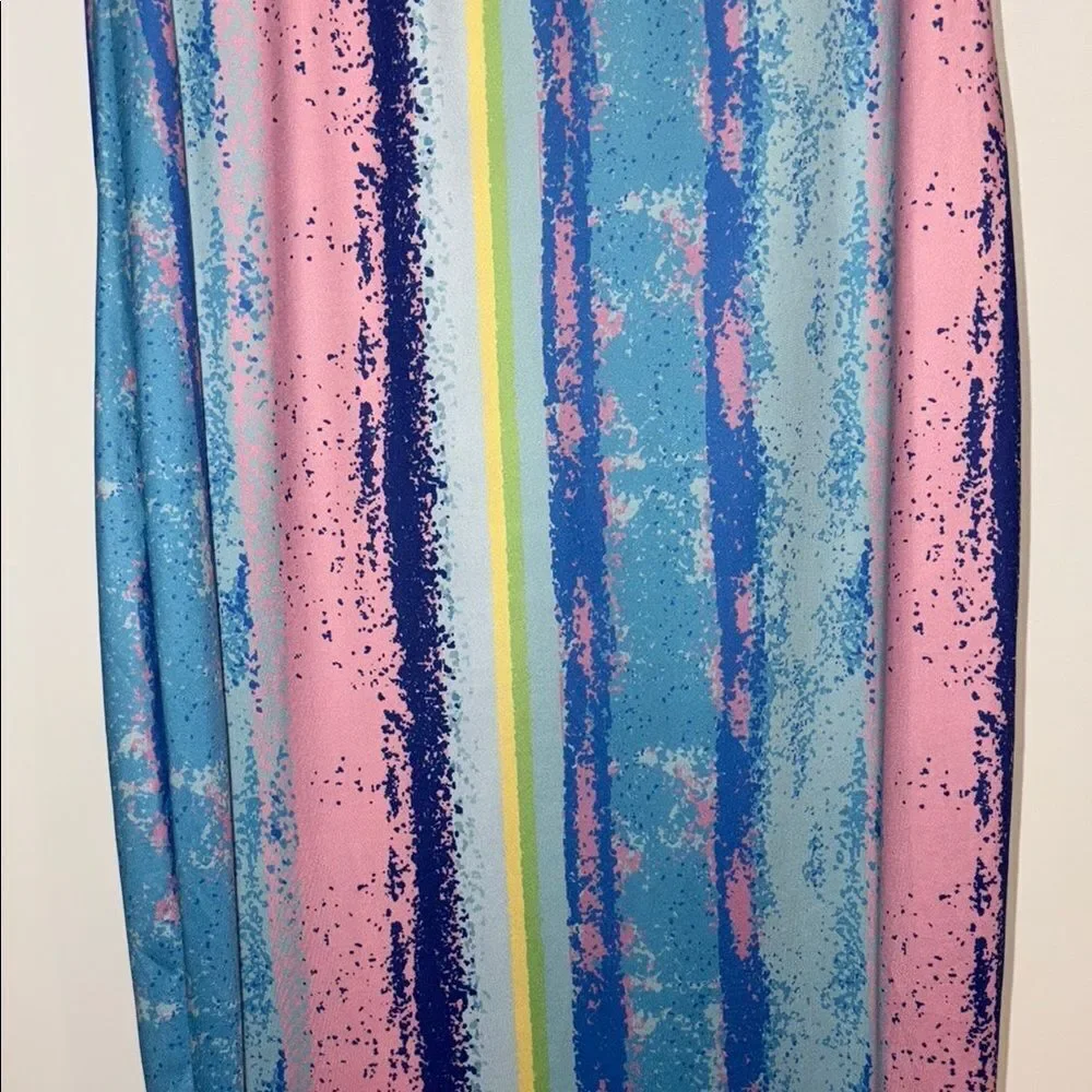 Colorful Striped Maxi Skirt